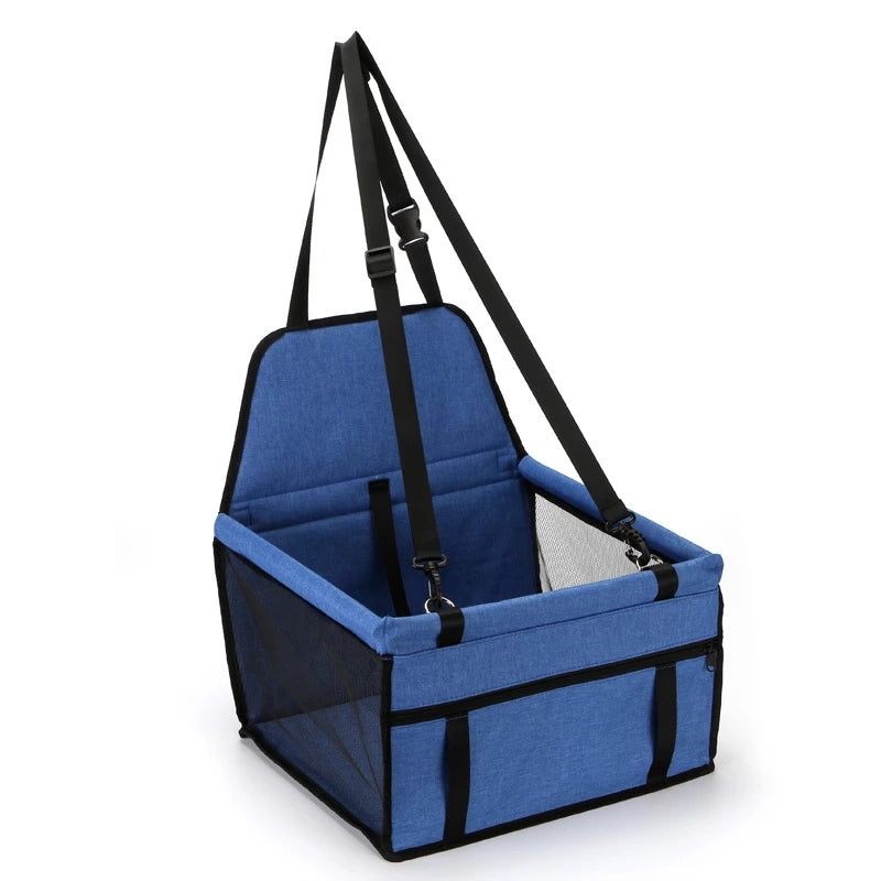 Foldable Pet Safety Seat Car Bag – Portable Dog & Cat Car Seat Carrier