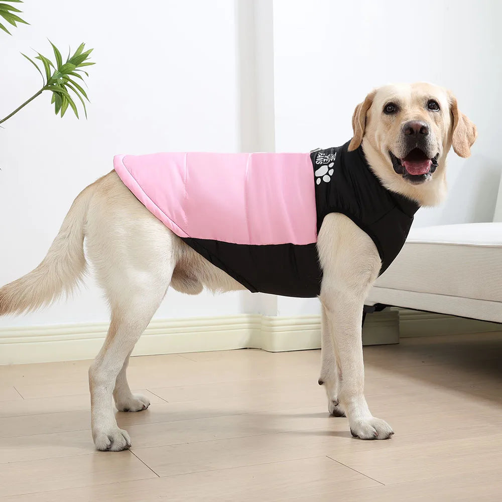 Warm Winter Dog Jacket – Windproof Coat for Small & Large Dogs