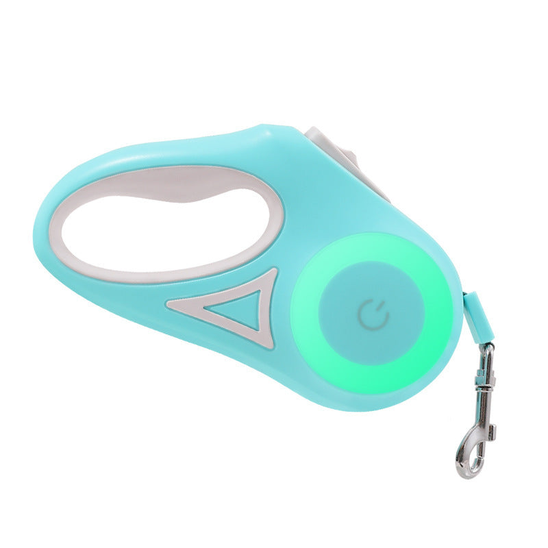 Retractable Dog Leash with Collar – Automatic One-Button Control Pet Walking Lead