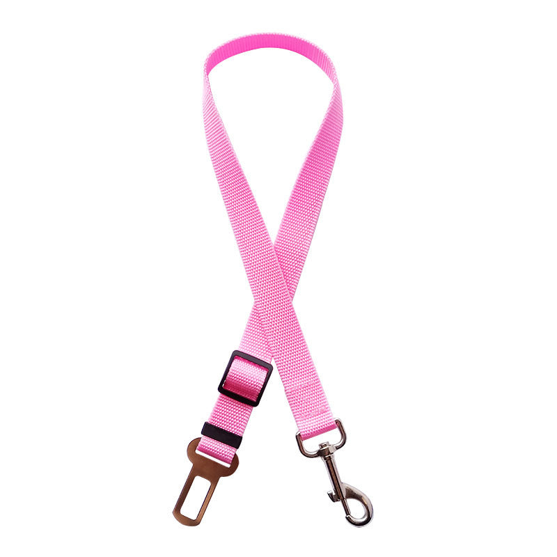 Adjustable Pet Car Seat Belt – Safety Harness Leash for Dogs & Cats