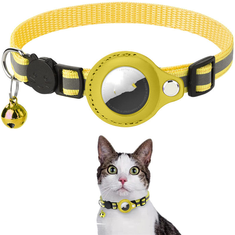 Reflective AirTag Dog & Cat Collar – Waterproof Protective Holder for Apple AirTag