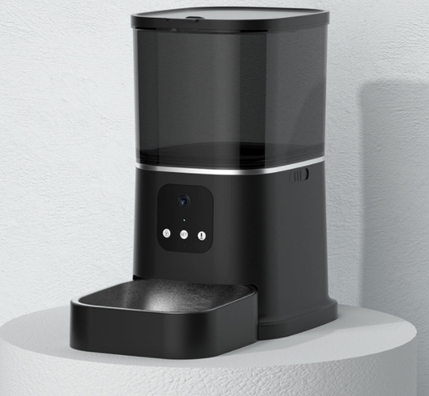 Smart Automatic Pet Feeder with WiFi, App Control & Voice Recorder – 6L Food Dispenser for Cats & Dogs