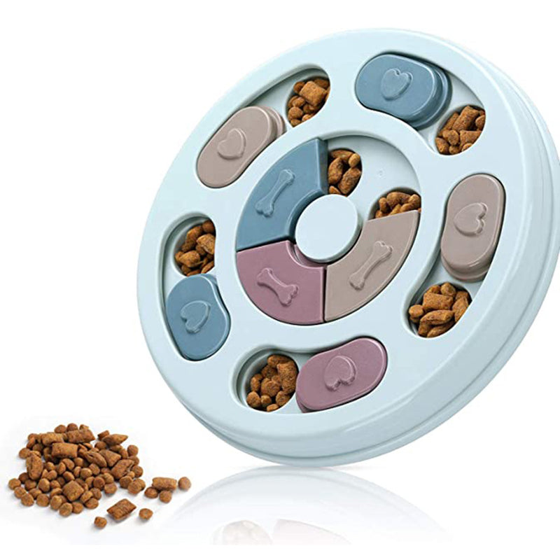 Dog Puzzle Feeding Bowl – Interactive Slow Feeder for Mental Stimulation & Healthy Eating