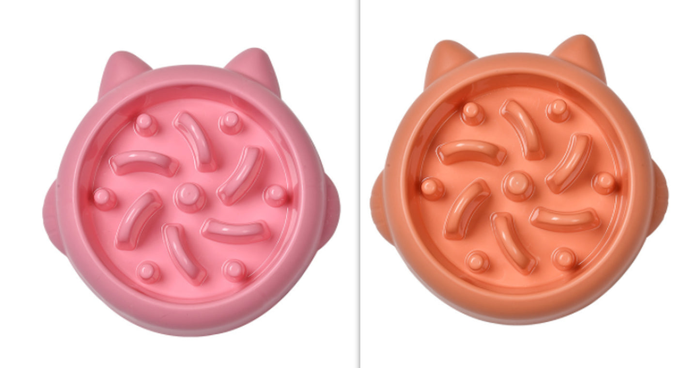 Anti-Choking Slow Feeder Dog & Cat Bowl – Healthy Eating Plate for Pets