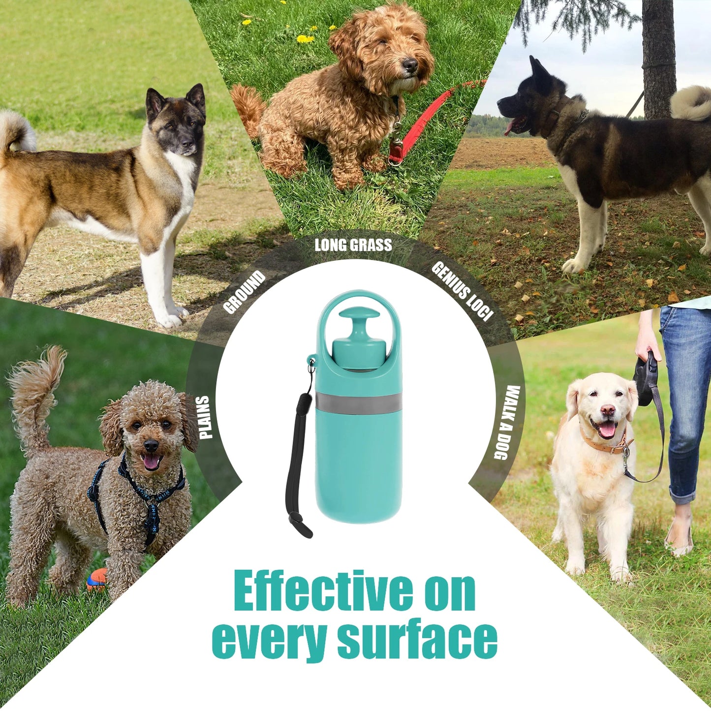 Portable Pet Waste Picker & Bag Dispenser – Clean, Quick & Hygienic Cleanup