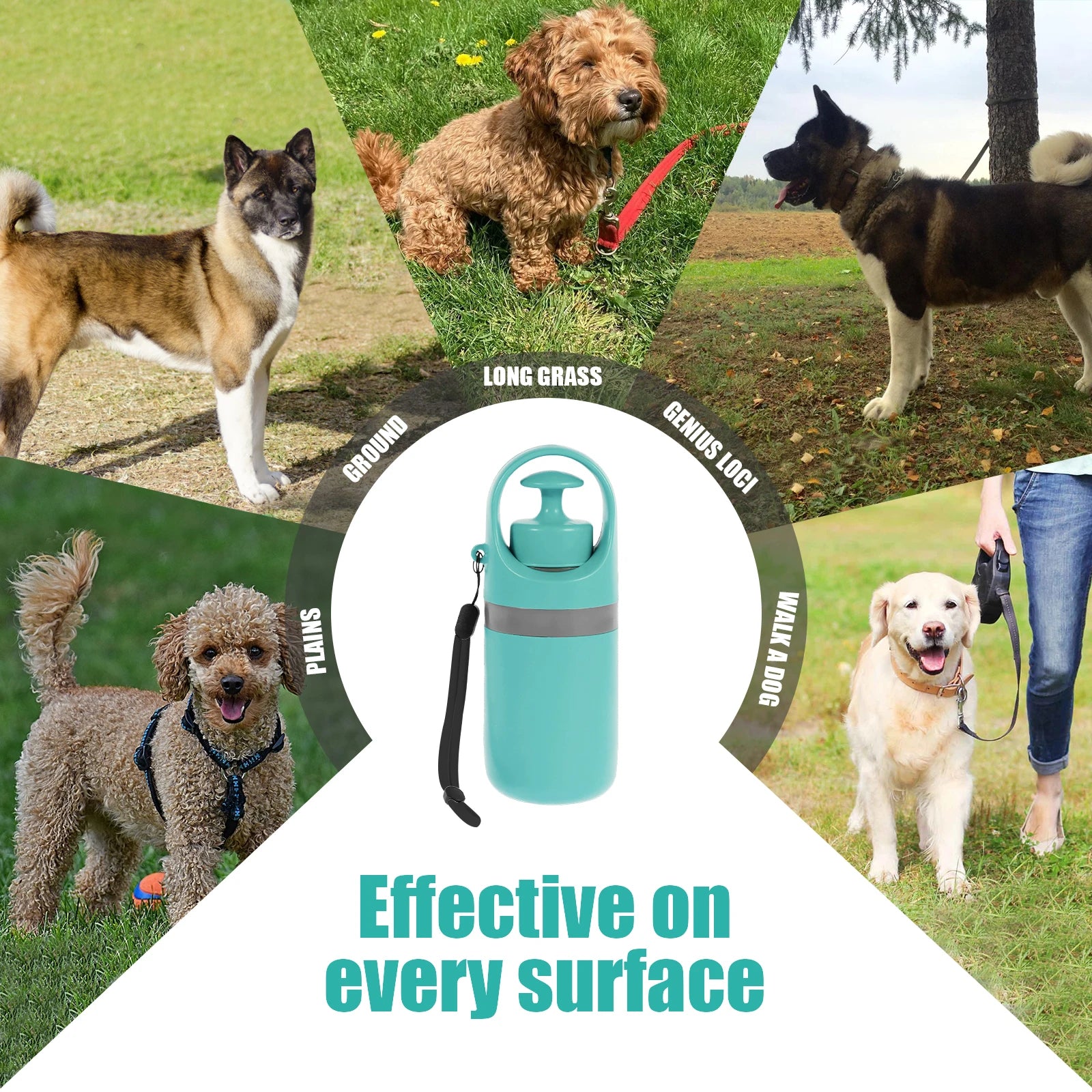 Portable Pet Waste Picker & Bag Dispenser – Clean, Quick & Hygienic Cleanup