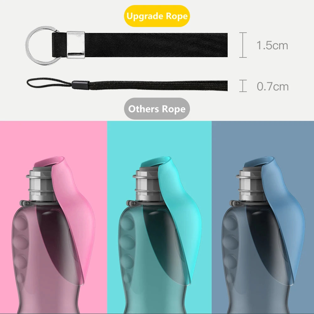 800ML Portable Dog Water Bottle 