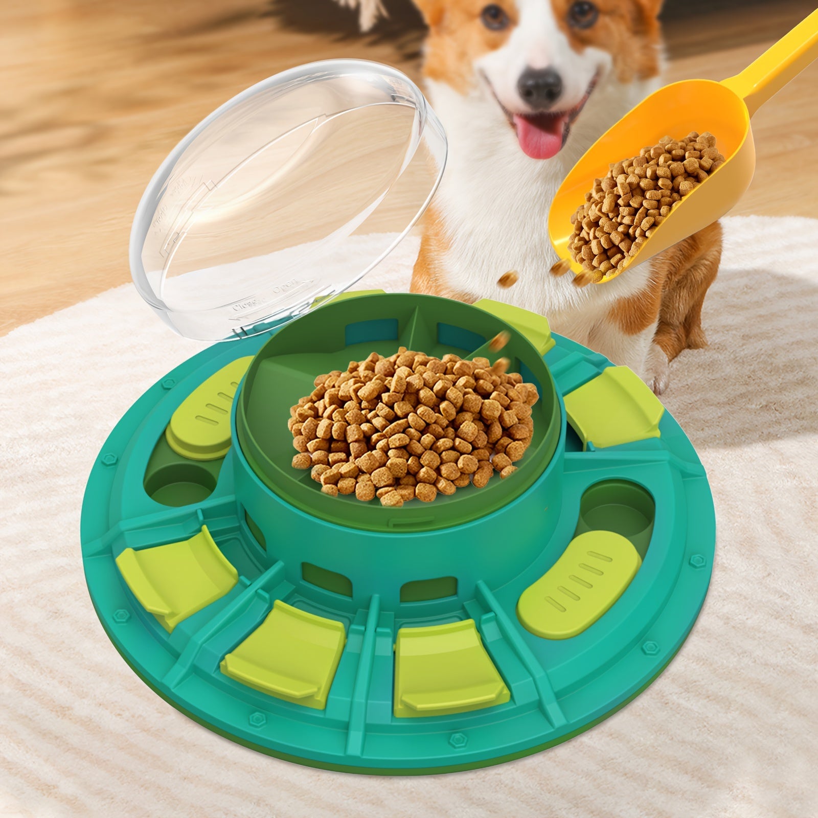 Interactive Dog Puzzle Toy & Slow Feeder – IQ Training Treat Dispenser for Dogs