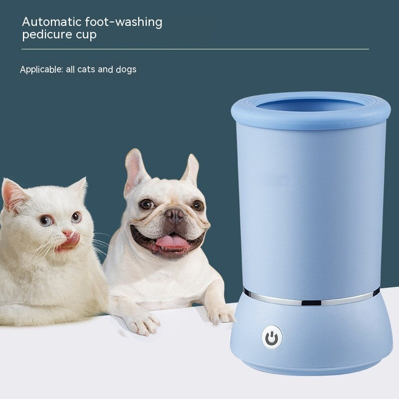 Automatic Pet Paw Cleaner Cup – Electric Foot Washer for Dogs & Cats