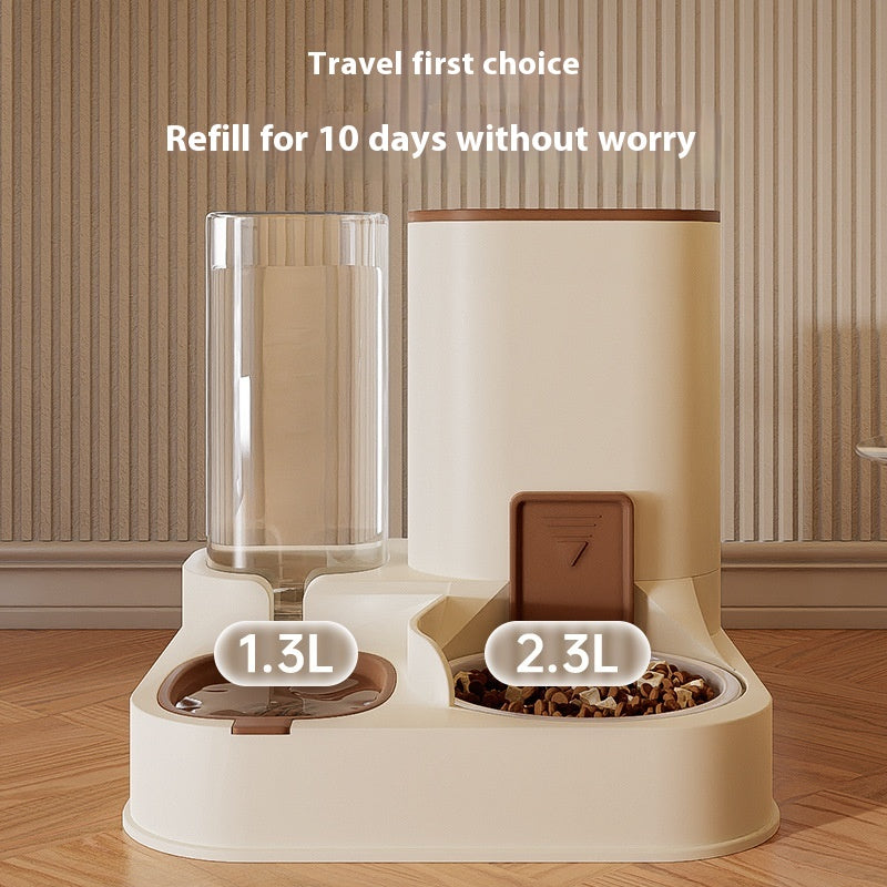 Household High-Capacity Automatic Pet Feeder – Smart Feeding & Water Dispenser for Cats & Dogs