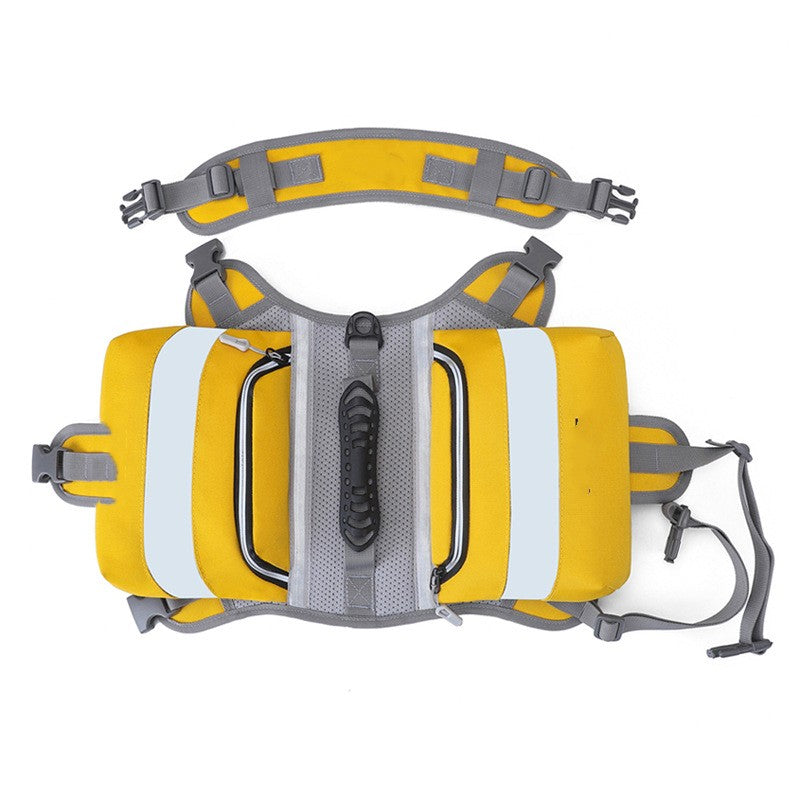 Outdoor Large Dog Backpack for Pets – Adjustable Pet Hiking Backpack Harness for Dogs