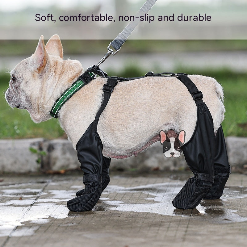 Waterproof Dog Boots – Breathable Non-Slip Paw Protection Shoes for Outdoor Walking