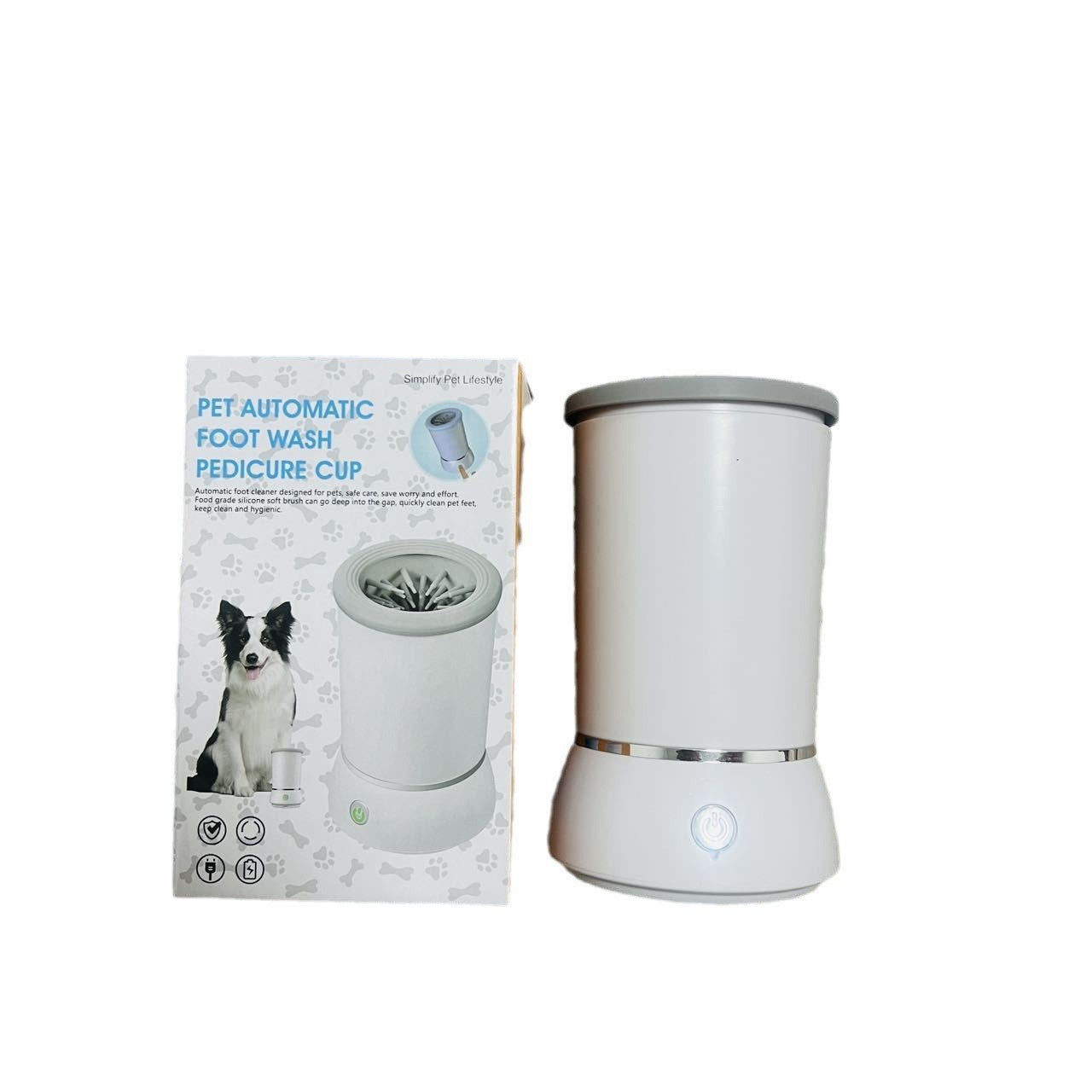 Automatic Pet Paw Cleaner Cup – Electric Foot Washer for Dogs & Cats