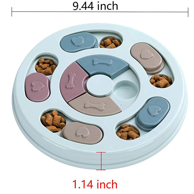 Dog Puzzle Feeding Bowl – Interactive Slow Feeder for Mental Stimulation & Healthy Eating