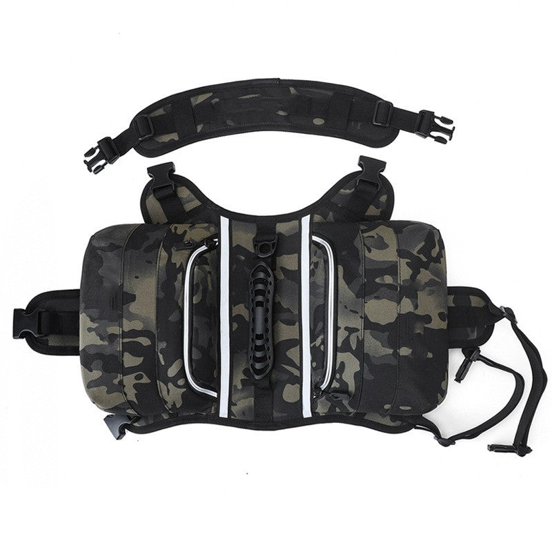 Outdoor Large Dog Backpack for Pets – Adjustable Pet Hiking Backpack Harness for Dogs