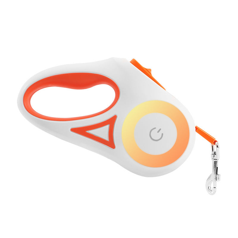 Retractable Dog Leash with Collar – Automatic One-Button Control Pet Walking Lead