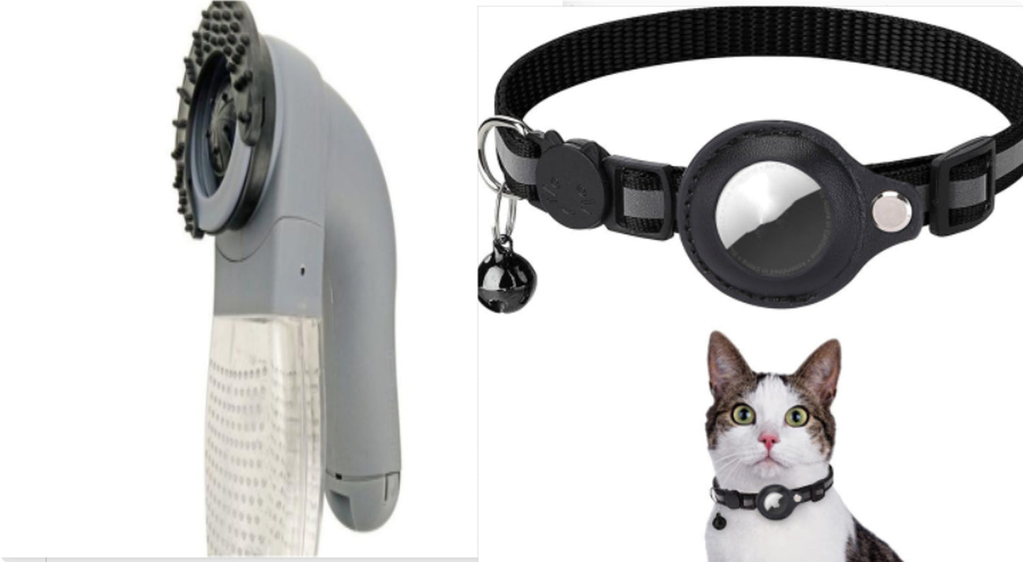 Reflective AirTag Dog & Cat Collar – Waterproof Protective Holder for Apple AirTag