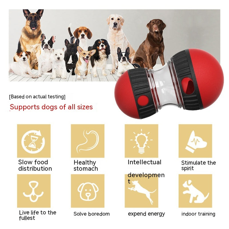 Interactive Treat Dispensing Dog Toy – Slow Feeder Puzzle Tumbler for Smart Dogs