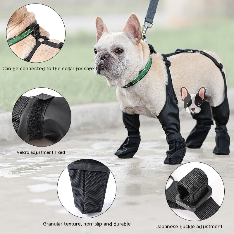 Waterproof Dog Boots – Breathable Non-Slip Paw Protection Shoes for Outdoor Walking
