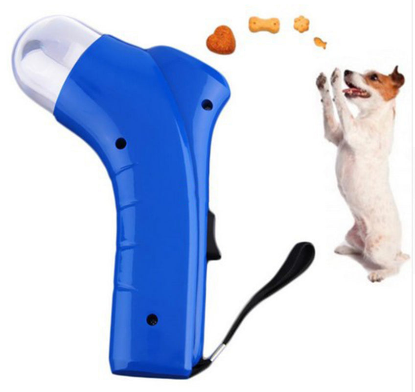 Pet Food Catapult Feeder – Funny Interactive Treat Launcher Toy for Dogs & Cats