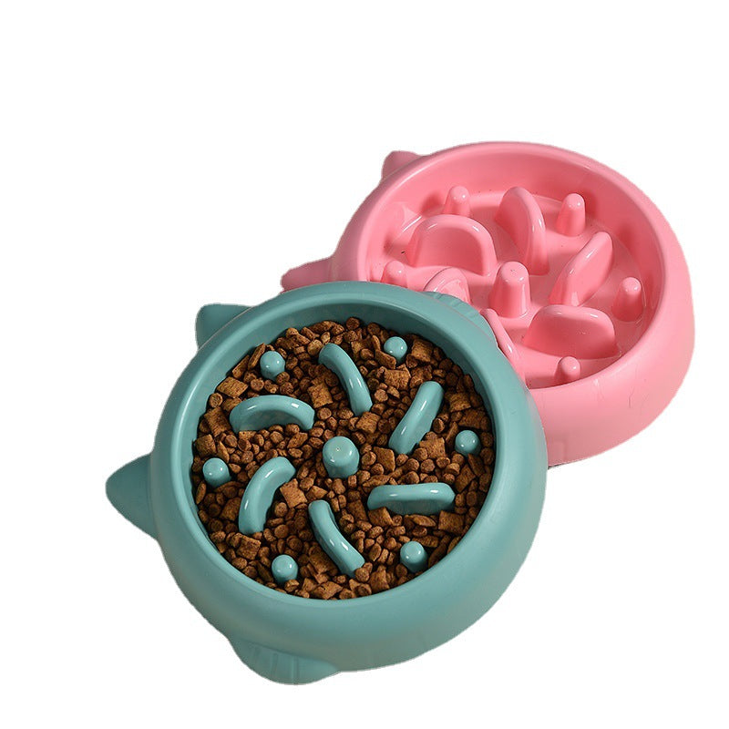Anti-Choking Slow Feeder Dog & Cat Bowl – Healthy Eating Plate for Pets