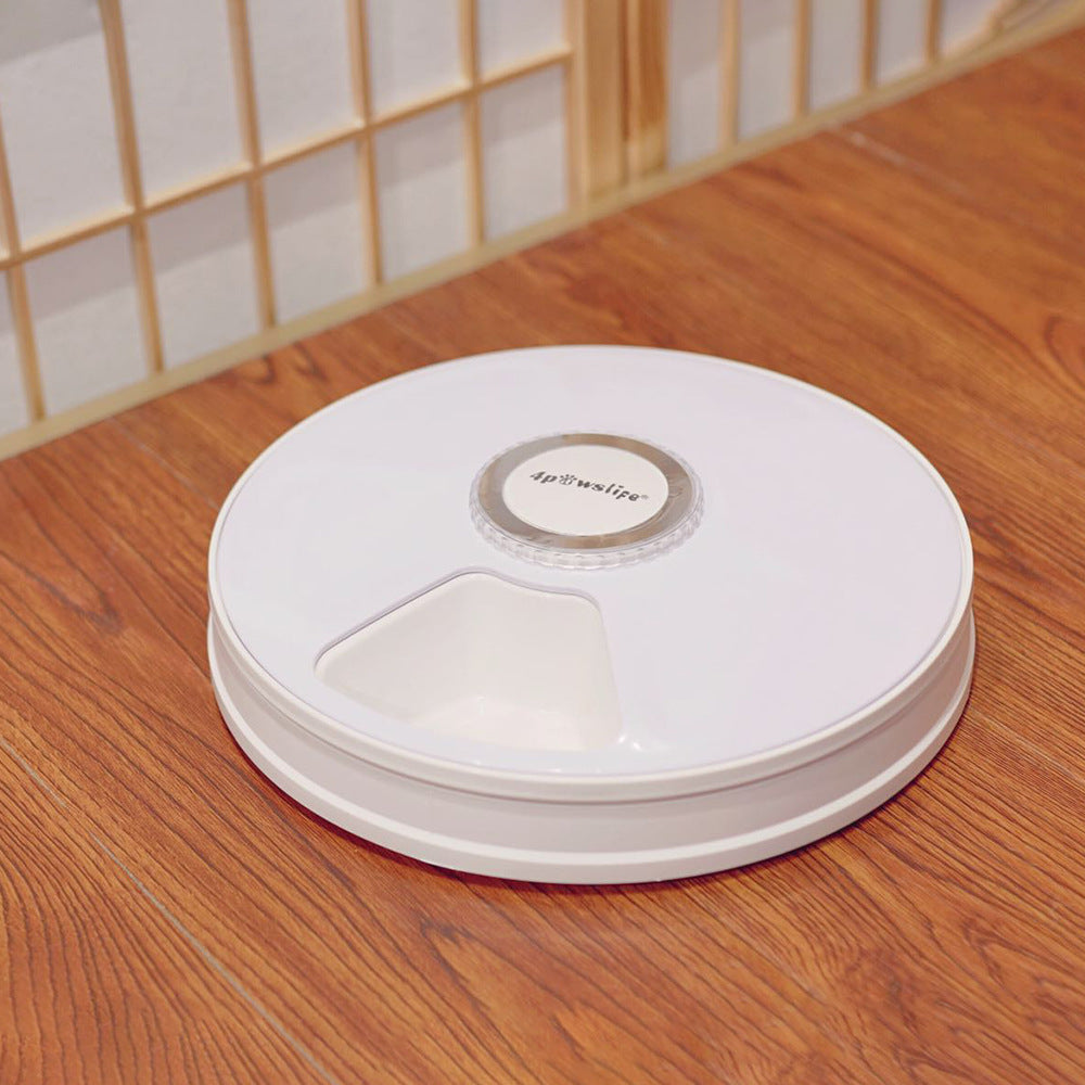 Automatic 6-Meal Pet Feeder with Voice Recorder – Timed Cat & Dog Feeding System