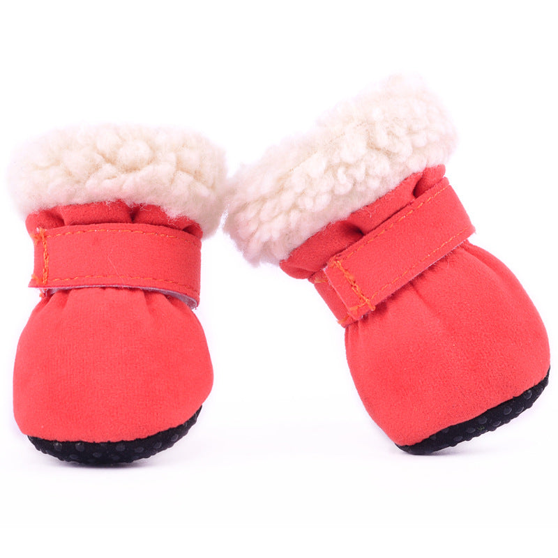 Waterproof Winter Dog Boots – Anti-Slip Warm Socks Shoes for Small Dogs & Puppies
