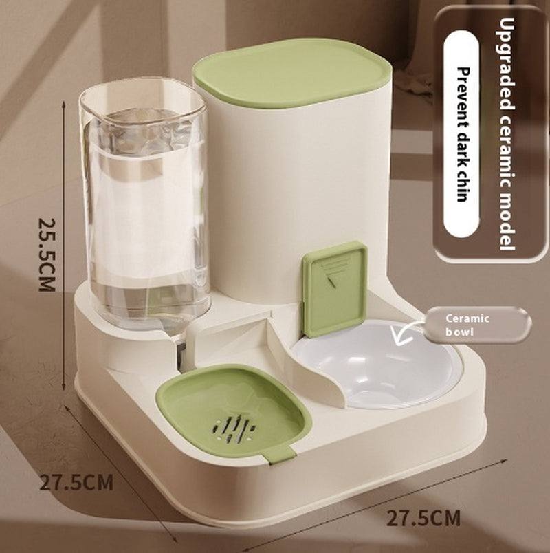 Household High-Capacity Automatic Pet Feeder – Smart Feeding & Water Dispenser for Cats & Dogs