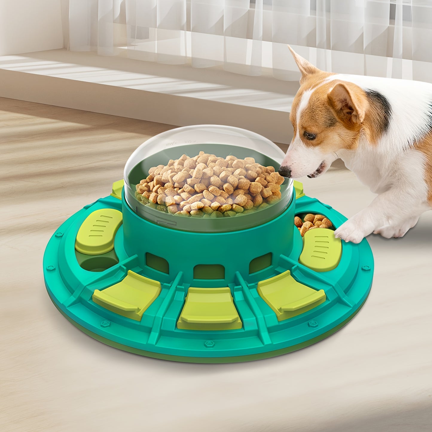 Interactive Dog Puzzle Toy & Slow Feeder – IQ Training Treat Dispenser for Dogs