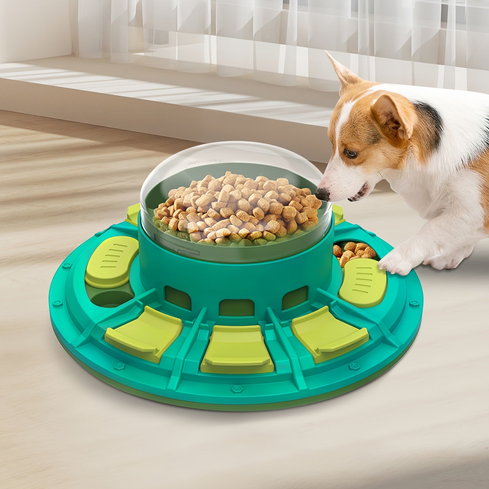 Interactive Dog Puzzle Toy & Slow Feeder – IQ Training Treat Dispenser for Dogs