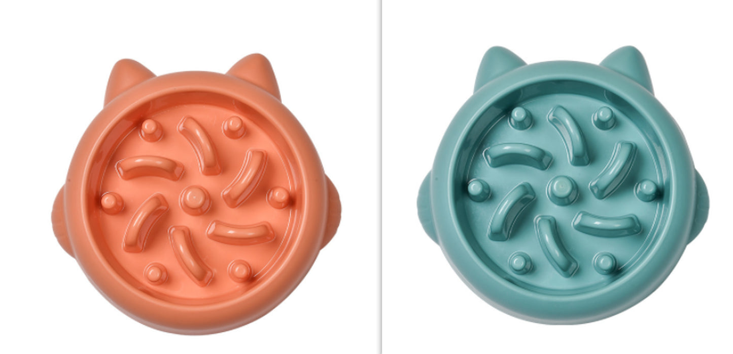 Anti-Choking Slow Feeder Dog & Cat Bowl – Healthy Eating Plate for Pets