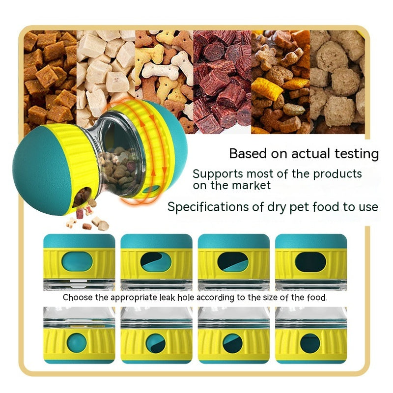 Interactive Treat Dispensing Dog Toy – Slow Feeder Puzzle Tumbler for Smart Dogs