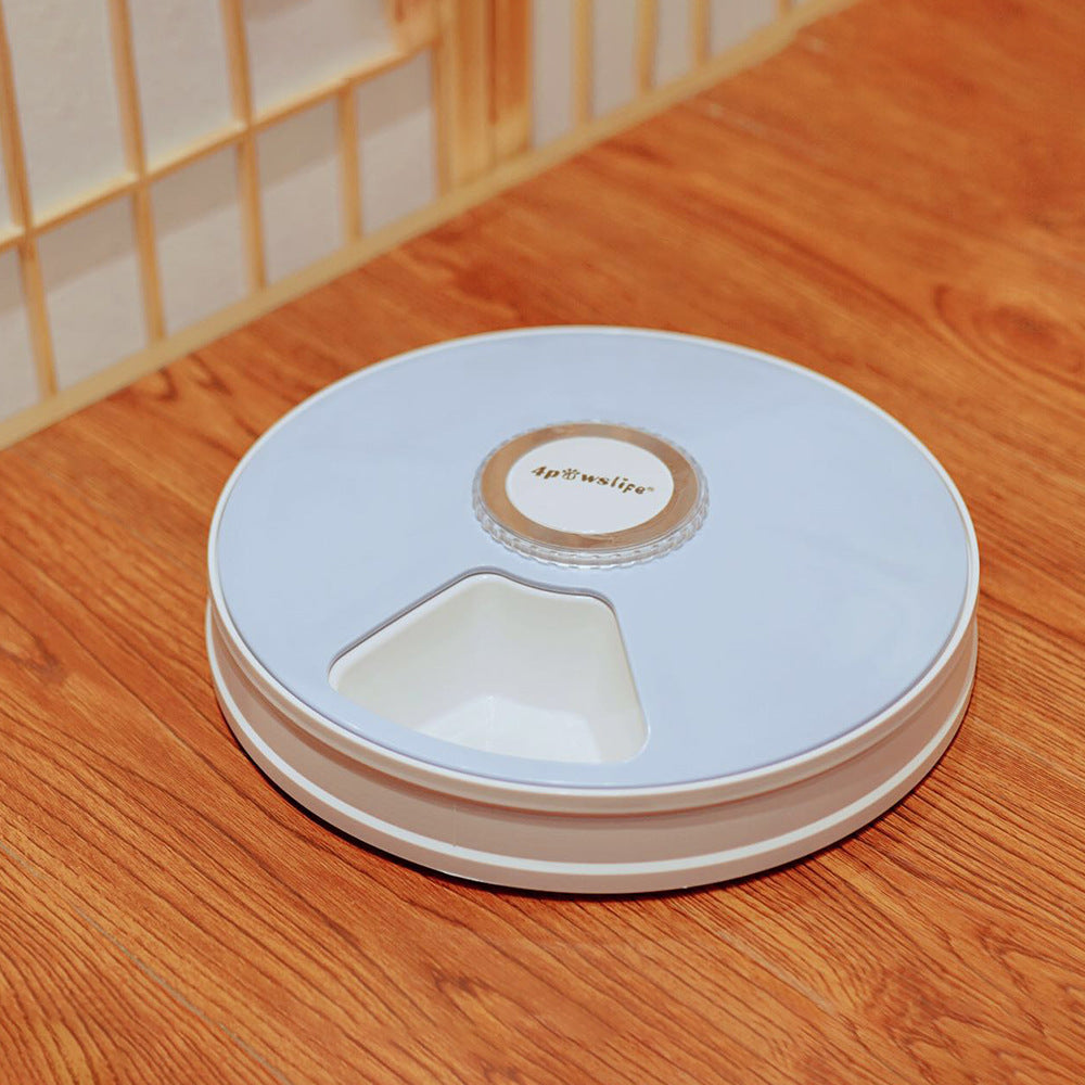 Automatic 6-Meal Pet Feeder with Voice Recorder – Timed Cat & Dog Feeding System
