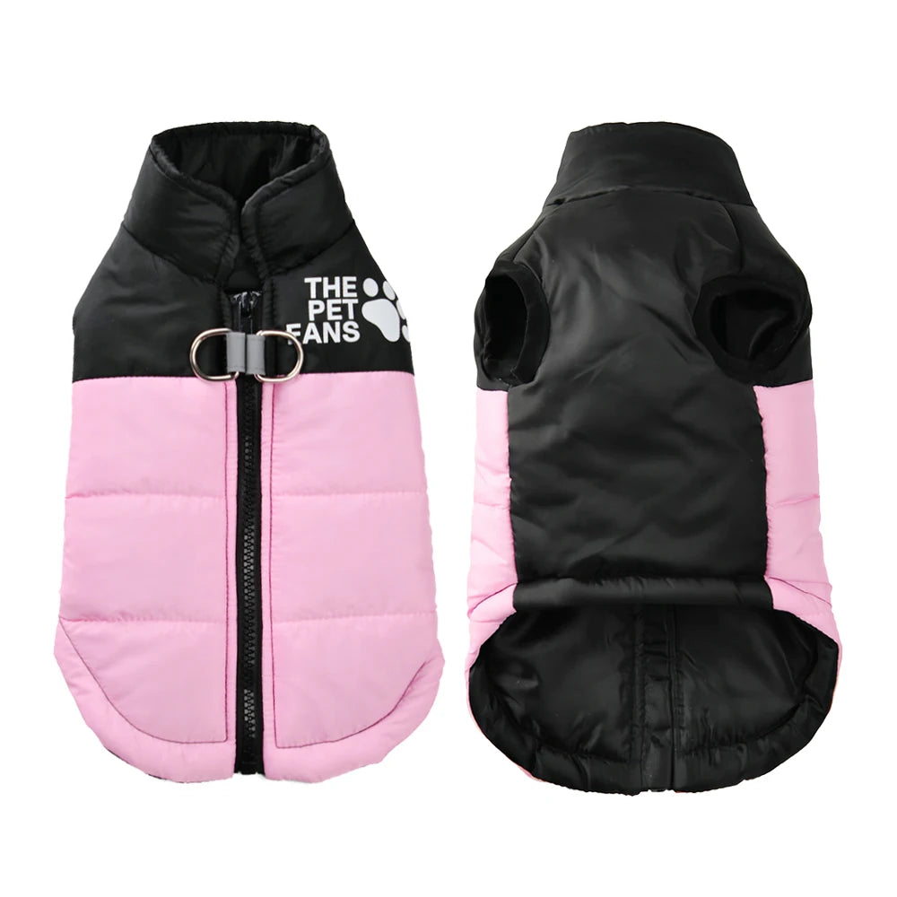 Warm Winter Dog Jacket – Windproof Coat for Small & Large Dogs