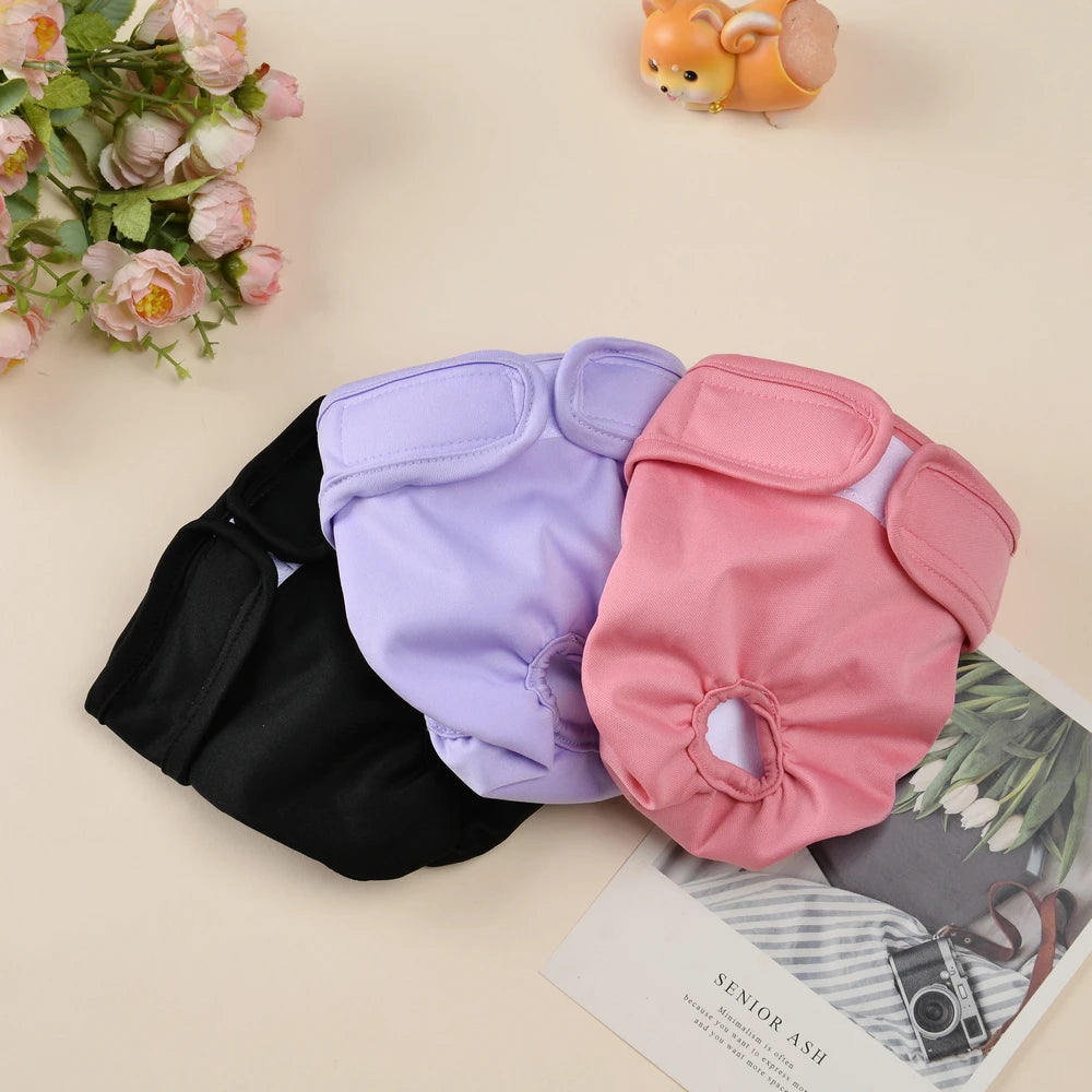 Reusable Female Dog Diapers – Washable & Adjustable Pet Period Pants