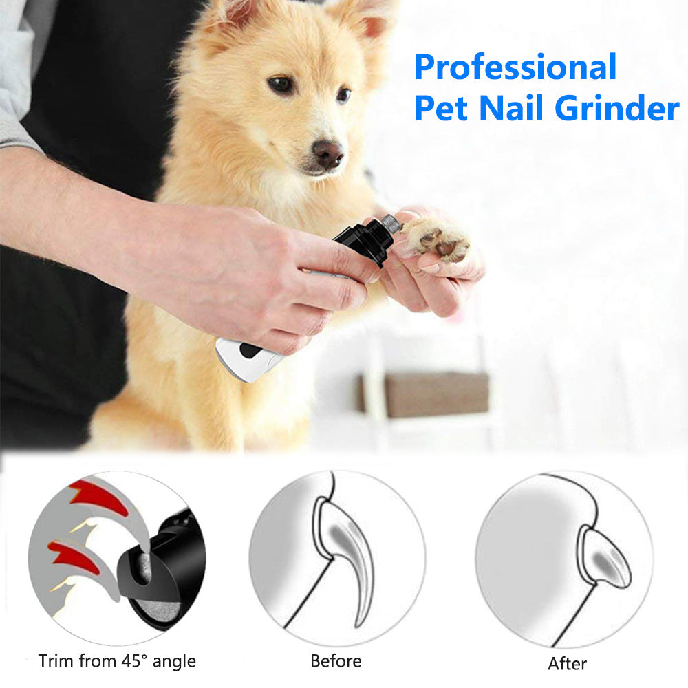 Multifunctional Pet Nail Clippers with LED Light & Magnifier – Safe Grooming Tool