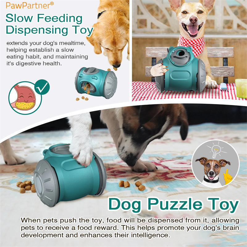 Interactive Dog Tumbler Toy – Slow Feeder Puzzle for Smart Training & Healthy Eating