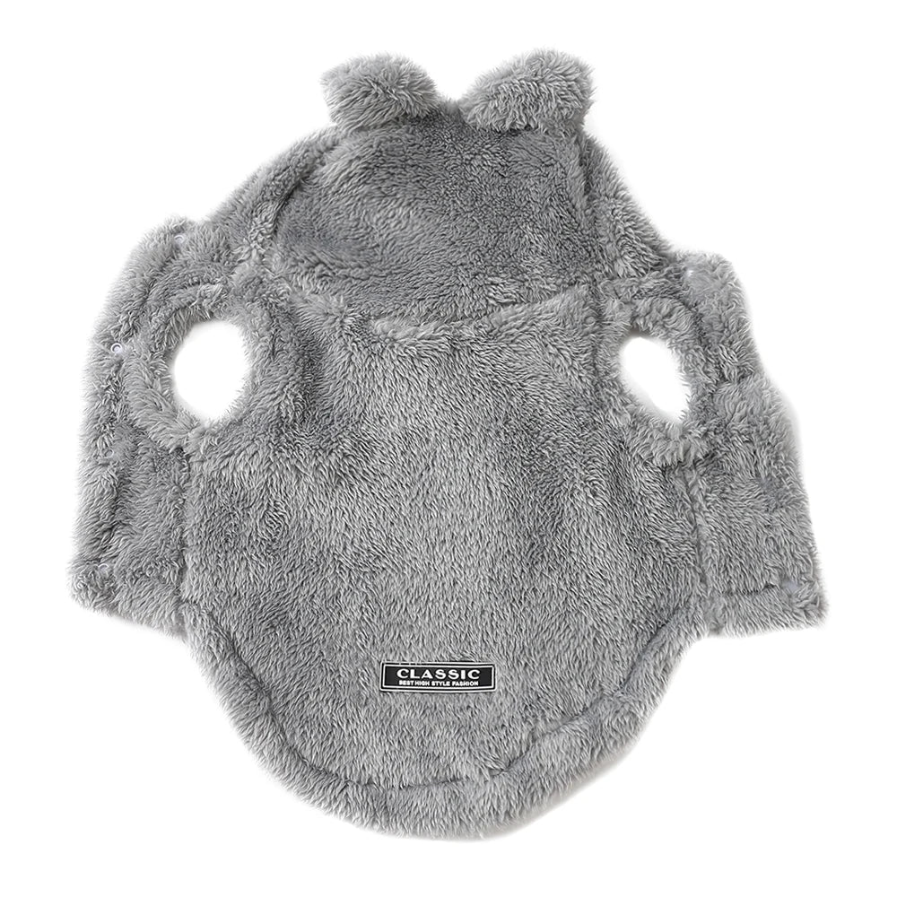 Pet Hoodie Coat – Warm Fleece Jacket for Cats & Small Dogs