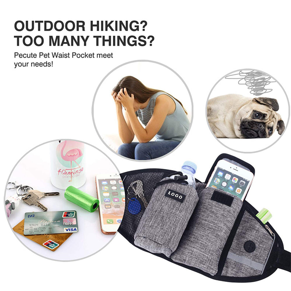 Hands-Free Dog Training Waist Bag – Treat Pouch for Walking, Running & Training