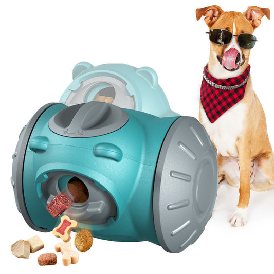 Interactive Dog Tumbler Toy – Slow Feeder Puzzle for Smart Training & Healthy Eating