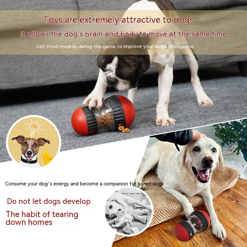 Interactive Treat Dispensing Dog Toy – Slow Feeder Puzzle Tumbler for Smart Dogs