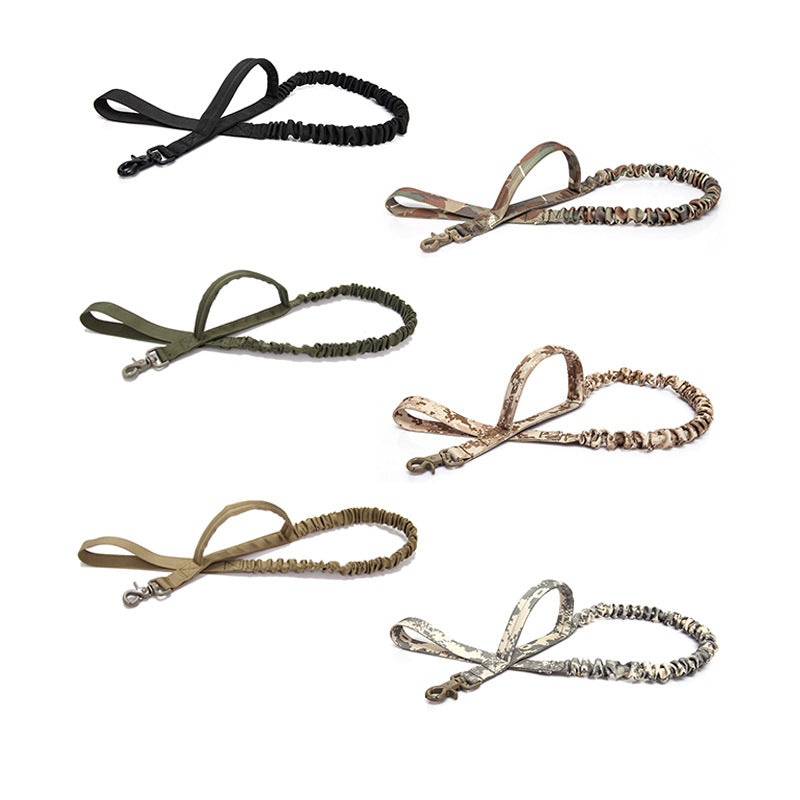 Elastic Shock-Absorbing Dog Leash – Outdoor Training Traction Rope for Large Dogs