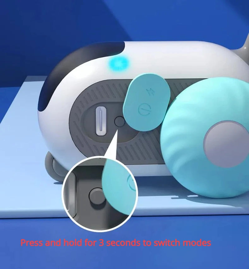 Remote Control Interactive Cat Car Toy – USB Rechargeable Smart Self-Moving Cat Toy