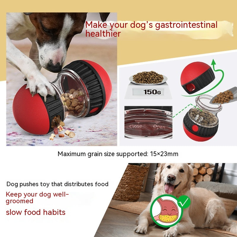 Interactive Treat Dispensing Dog Toy – Slow Feeder Puzzle Tumbler for Smart Dogs