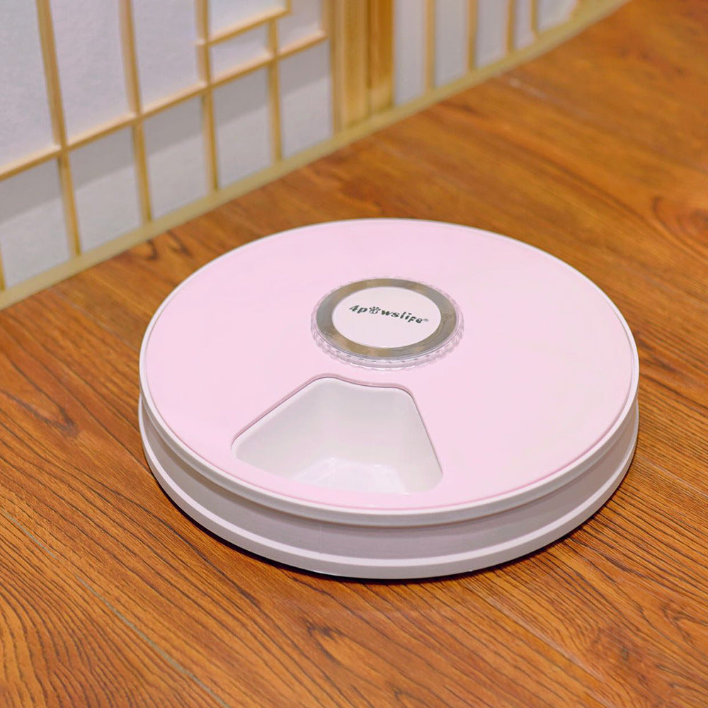 Automatic 6-Meal Pet Feeder with Voice Recorder – Timed Cat & Dog Feeding System