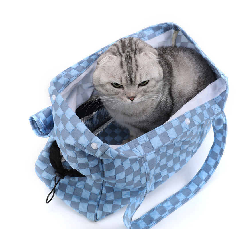 Portable Cat Shoulder Bag – Lightweight & Breathable Pet Carrier