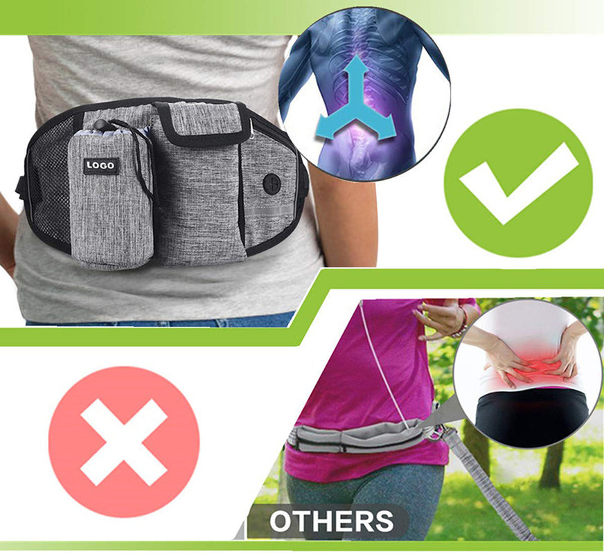 Hands-Free Dog Training Waist Bag – Treat Pouch for Walking, Running & Training