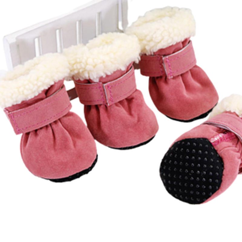 Waterproof Winter Dog Boots – Anti-Slip Warm Socks Shoes for Small Dogs & Puppies