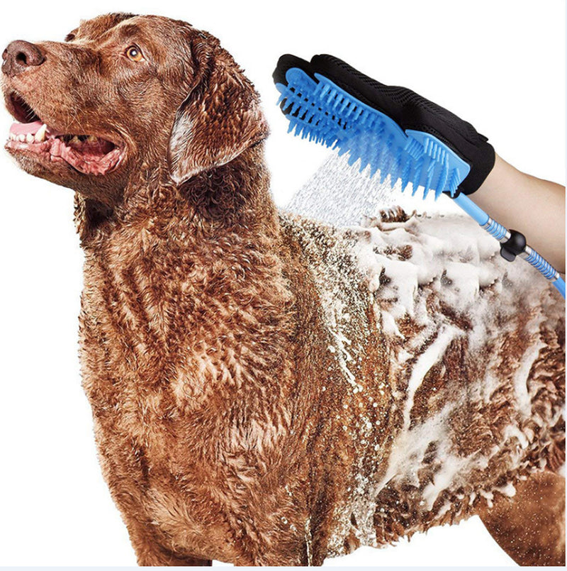 2-in-1 Handheld Pet Shower Head & Massage Glove Sprayer