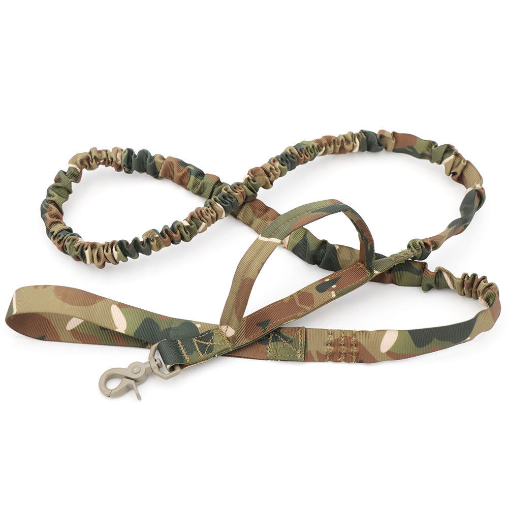 Elastic Shock-Absorbing Dog Leash – Outdoor Training Traction Rope for Large Dogs
